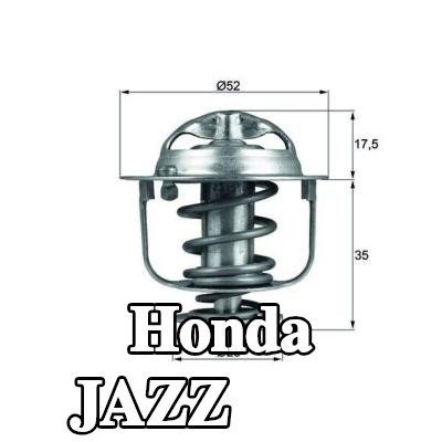 MAHLE ثرموستات 82°C, 52mm, 28mm, مع حشية/مانع تسرب — 2010 Honda Jazz