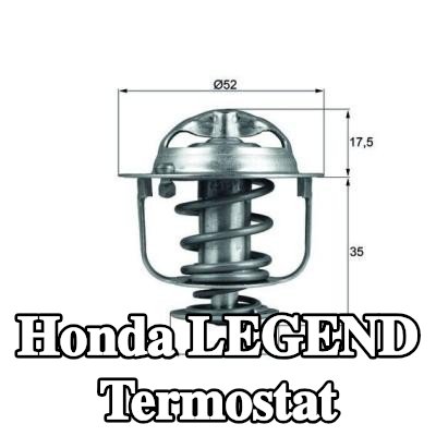 MAHLE Termostat 82°C, 52mm, 28mm, contalı/sızdırmaz — 2012 Honda Legend