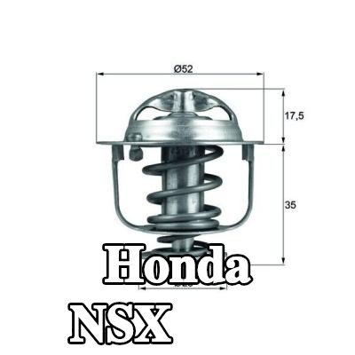 MAHLE ثرموستات 82°C, 52mm, 28mm, مع حشية/مانع تسرب — Honda Nsx