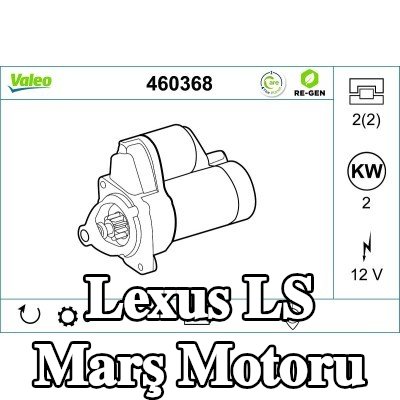 VALEO Marş motoru 2kW — Lexus Ls