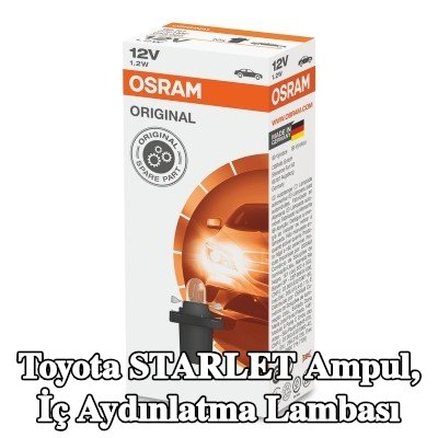 OSRAM Ampul, iç aydınlatma ORIGINAL LINE — Toyota Starlet