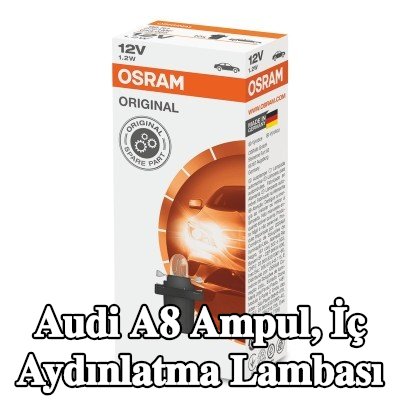 OSRAM Ampul, iç aydınlatma ORIGINAL LINE — Audi A8