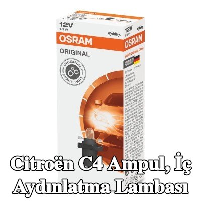 OSRAM Ampul, iç aydınlatma ORIGINAL LINE — Citroën C4