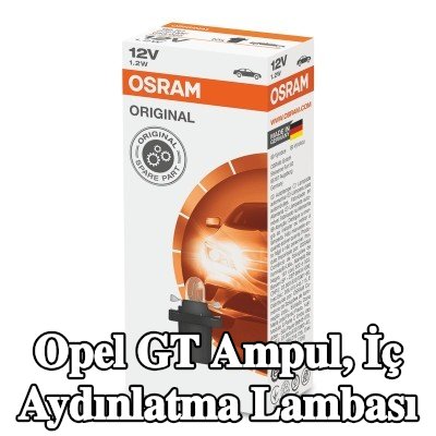 OSRAM Ampul, iç aydınlatma ORIGINAL LINE — Opel Gt