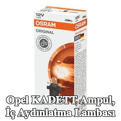 OSRAM Ampul, iç aydınlatma ORIGINAL LINE — Opel Kadett