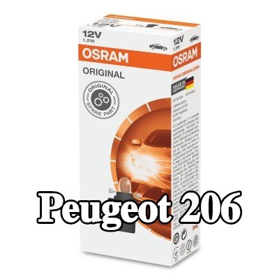 OSRAM لمبة, إضاءة داخلية ORIGINAL LINE — Peugeot 206