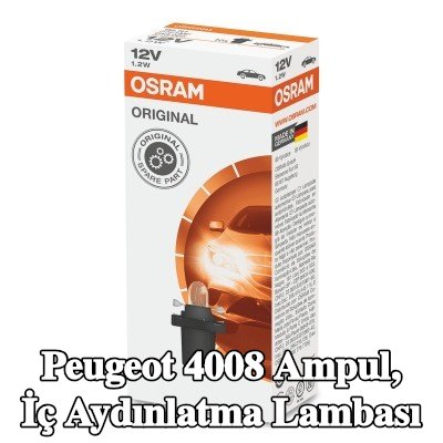 OSRAM Ampul, iç aydınlatma ORIGINAL LINE — Peugeot 4008