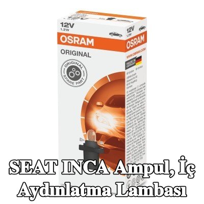OSRAM Ampul, iç aydınlatma ORIGINAL LINE — SEAT Inca