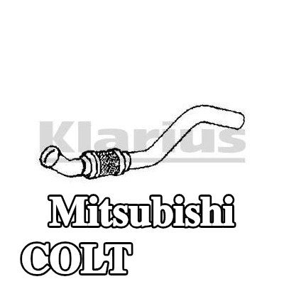 VEGAZ أنبوب العادم — Mitsubishi Colt