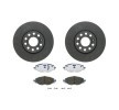 BREMBO İçten havalandırmalı fren diskleri ve balataları seti, cıvata/vida ile, fren kaliperi vidaları ile — 2016 Volkswagen Golf (3)