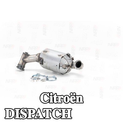 NAP carparts محول حفاز مع مواد التثبيت/التركيب — Citroën Dispatch