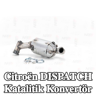 NAP carparts Sabitleme/montaj malzemesi dahil katalitik konvertör — Citroën Dispatch