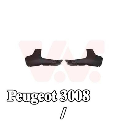 VAN WEZEL مجموعة شرائط الزخرفة / الحماية، المصد — Peugeot 3008