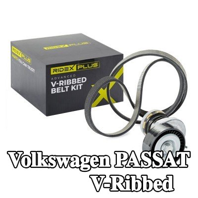 RIDEX PLUS مجموعة أحزمة V-Ribbed — 2015 Volkswagen Passat