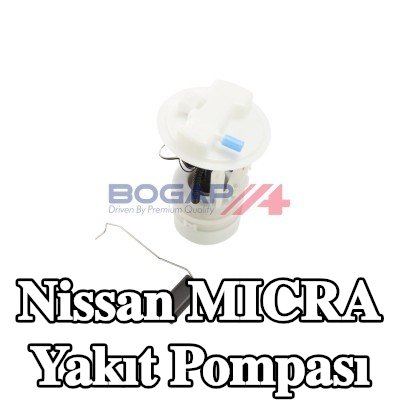 BOGAP Elektrikli yakıt pompası, 120l/h, contasız/sızdırmazlık elemanı olmadan, basınç sensörü olmadan — 2004 Nissan Micra