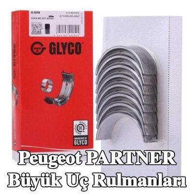 GLYCO Büyük Uç Yatakları Çelik tabanlı alüminyum alaşımı — 2002 Peugeot Partner