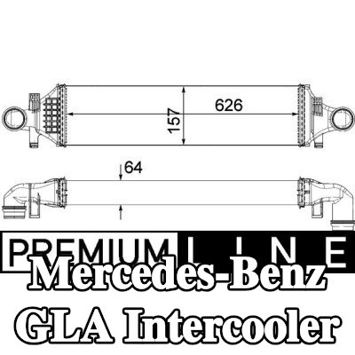 MAHLE Intercooler — Mercedes-Benz Gla