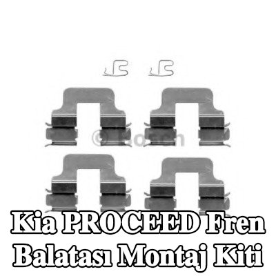 BOSCH Fren balatası montaj kiti — 2016 Kia Proceed