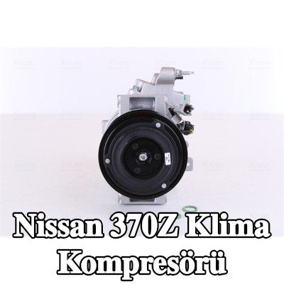 NISSENS PAG kompresör yağı içeren klima kompresörü, manyetik kavrama ile — Nissan 370z