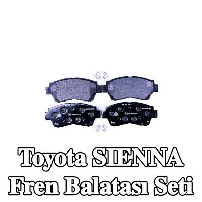 HELLA Fren balatası seti 17mm, aksesuarlarla — 2000 Toyota Sienna
