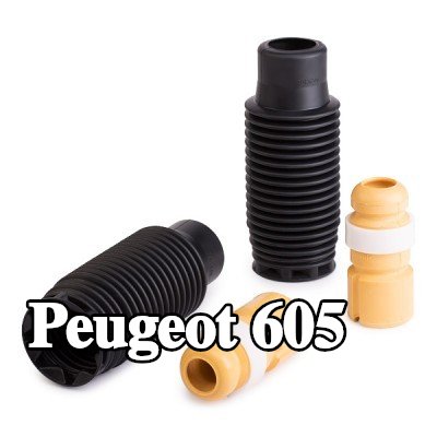 KYB طقم غطاء الغبار, طقم حماية ممتص الصدمات, المحور الأمامي — Peugeot 605