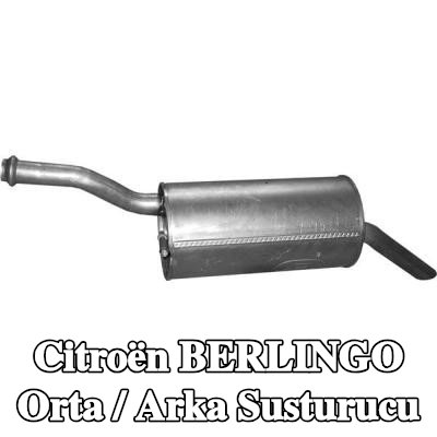POLMO Orta / Arka susturucu — Citroën Berlingo