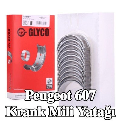 GLYCO Çelik tabanlı alüminyum alaşımlı krank mili yatağı — 2002 Peugeot 607