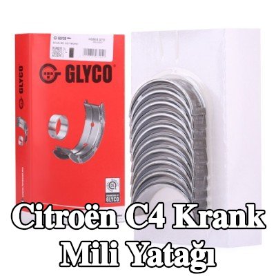GLYCO Çelik tabanlı alüminyum alaşımlı krank mili yatağı — 2012 Citroën C4