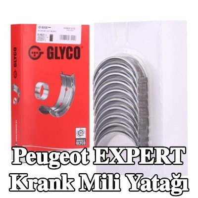 GLYCO Çelik tabanlı alüminyum alaşımlı krank mili yatağı — Peugeot Expert