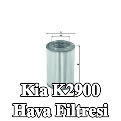 MAHLE Hava filtresi — Kia K2900