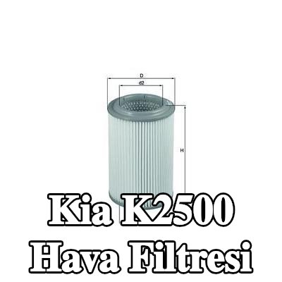 MAHLE Hava filtresi — Kia K2500