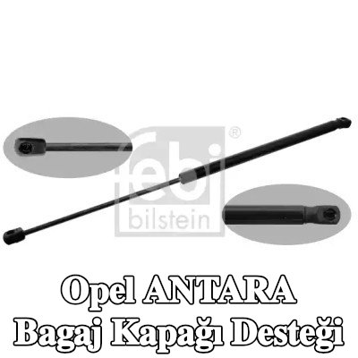 FEBI BILSTEIN Bagaj kapağı amortisörü (Her iki taraf), 585mm — 2012 Opel Antara