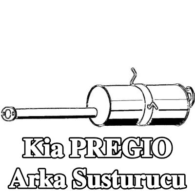 VEGAZ Arka susturucu — Kia Pregio