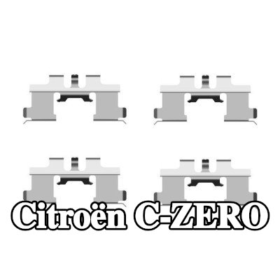 BOSCH طقم تركيب وسادات الفرامل — Citroën C-zero
