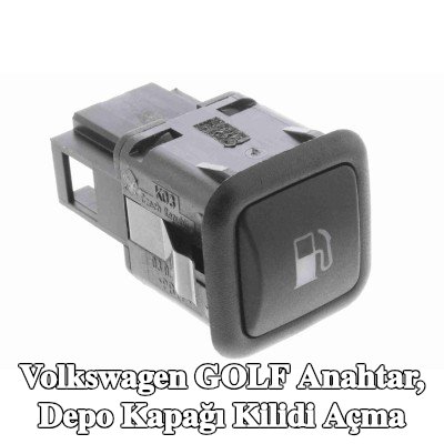 VEMO Anahtar, depo kapağı kilidi Q+, orijinal ekipman üreticisi kalitesi — 2000 Volkswagen Golf
