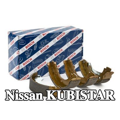 BOSCH مجموعة أحذية الفرامل — Nissan Kubistar