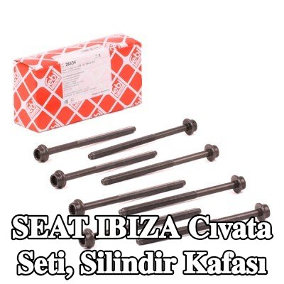 FEBI BILSTEIN Cıvata Kiti, silindir kafası 138mm — 2002 SEAT Ibiza