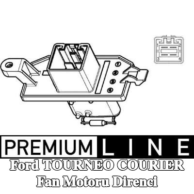 MAHLE Fan motoru direnci — Ford Tourneo Courier