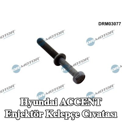 DR.MOTOR AUTOMOTIVE Enjektör kelepçe cıvatası — Hyundai Accent