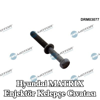 DR.MOTOR AUTOMOTIVE Enjektör kelepçe cıvatası — Hyundai Matrix