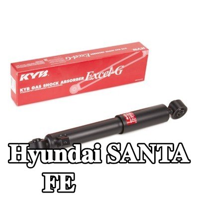 KYB ممتص الصدمات Excel-G, المحور الخلفي, ضغط الغاز, ممتص صدمات تلسكوبي — 2016 Hyundai Santa Fe
