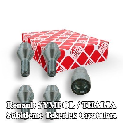 FEBI BILSTEIN Sabitleme tekerlek cıvataları — 2000 Renault Symbol / Thalia