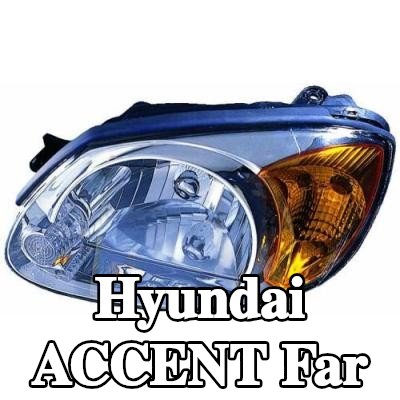 ABAKUS Far Sağ, H4, Lens Rengi (yön göstergesi): Sarı, ampul içermez, ampul yuvası olmadan — 2003 Hyundai Accent