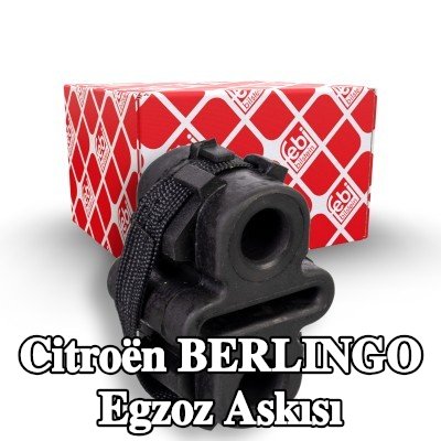 FEBI BILSTEIN Egzoz askısı Arka, Arka Aks — Citroën Berlingo