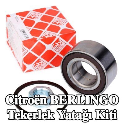 FEBI BILSTEIN Sol ön aks tekerlek yatağı kiti, Ön Aks Sağ, ABS sensör halkalı, entegre manyetik sensör halkalı — 2012 Citroën Berlingo