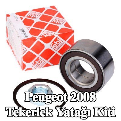 FEBI BILSTEIN Sol ön aks tekerlek yatağı kiti, Ön Aks Sağ, ABS sensör halkalı, entegre manyetik sensör halkalı — Peugeot 2008