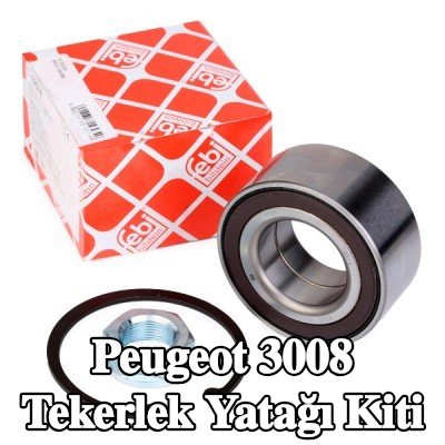 FEBI BILSTEIN Sol ön aks tekerlek yatağı kiti, Ön Aks Sağ, ABS sensör halkalı, entegre manyetik sensör halkalı — 2012 Peugeot 3008