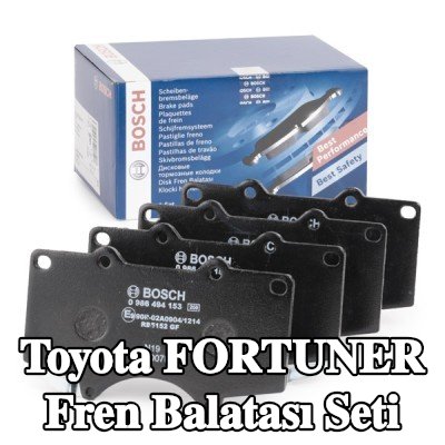 BOSCH Fren balatası seti 17mm — 2012 Toyota Fortuner