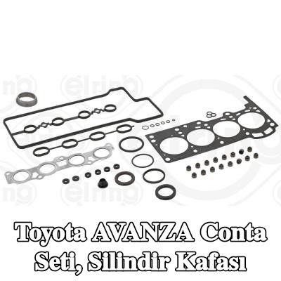 ELRING Conta seti, eksantrik mili contalı silindir kapağı, silindir kafası contası ile, valf gövdesi contalı — Toyota Avanza