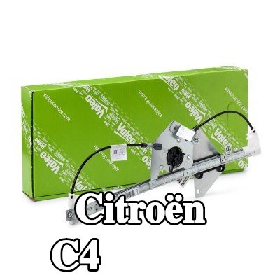 VALEO مُحرك نافذة أمامي أيسر, كهربائي, بدون محرك كهربائي — Citroën C4